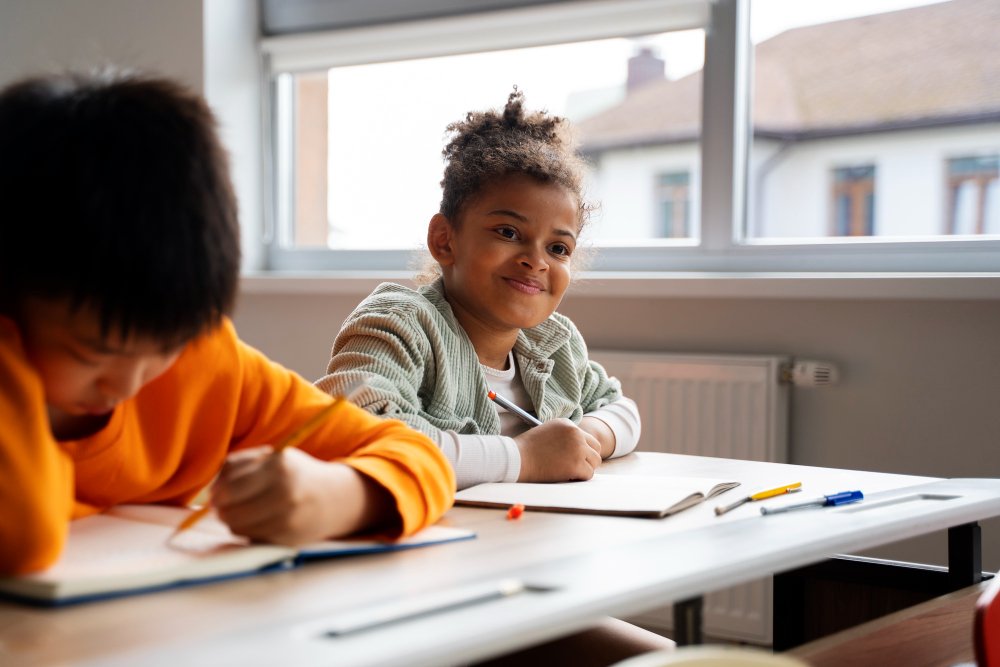 Alunos durante aula em escola: além das iniciativas governamentais, os esforços da comunidade e o envolvimento das famílias também são vitais para a melhoria da educação no Brasil